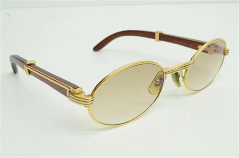 lunette cartier vintage bois|Lunette en bois CARTIER pour Femme .